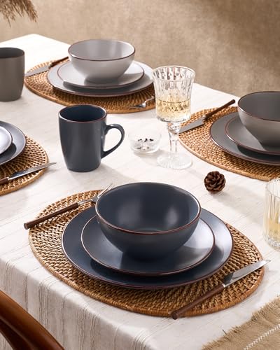 Venus Dinnerware Sets with Mugs (Multicolor / Serves 4 (16pc w/ Mug))