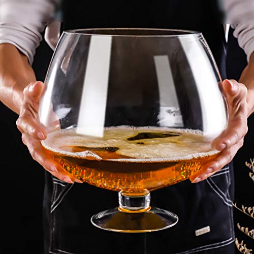 2000ml To 12000ml Super Big Crystal Glass Brandy Glasses Drink Snifters Bar Wine Surprised Drinkware
