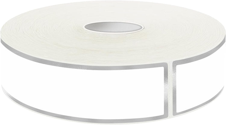 500 Silvery Border Removable Freezer Labels Water Oil Resistant with Perforation Line for Food Containers Jars Pantry Organization (Ink Quick-Dry,1” x 3”)