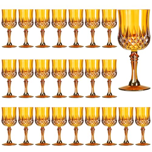 7OZ Plastic Wine Glasses (24 Count)