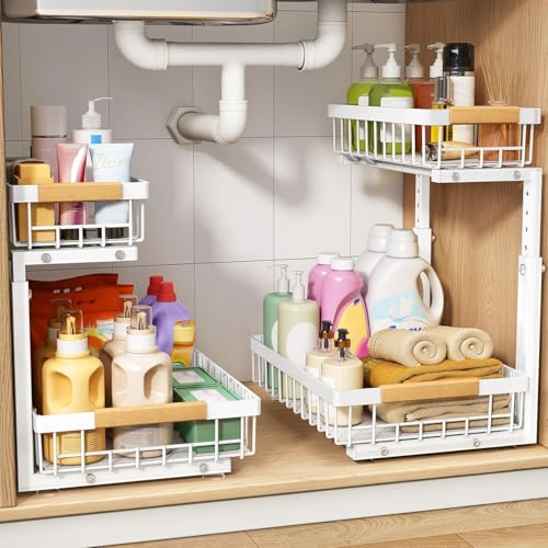 Under Sink Organizer (Large-1-Pack / White)