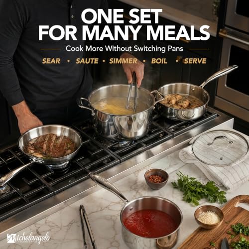 5 Ply Stainless Steel Cookware Set