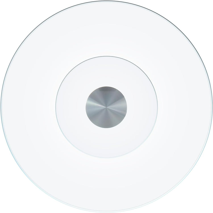 40-Inch Lazy Susan Turntable for Dining Table, Tempered Glass, 360° Rotation, Anti-Tip Design, Perfect for Parties, Weddings, and Family Dinners (40 inch)