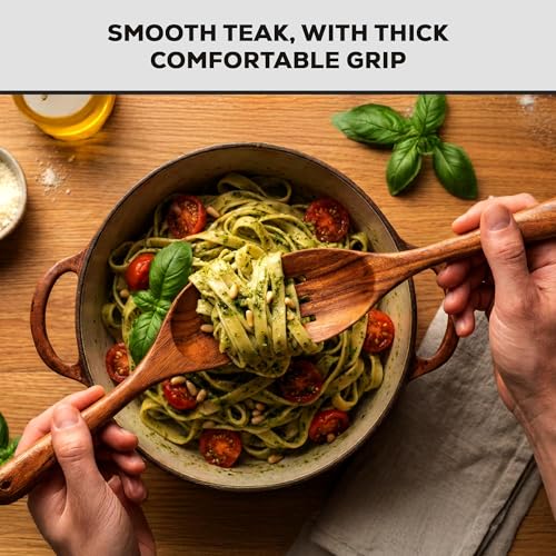 6 Piece Wooden Spoons for Cooking (6 Piece)
