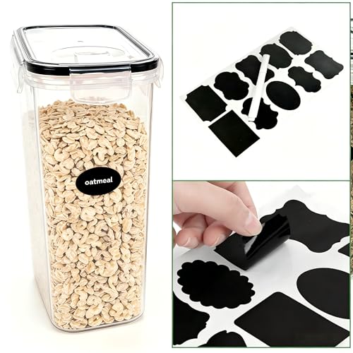4pcs 4L Airtight Plastic Canisters (4 pcs(4L))