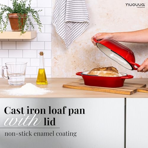 Dutch Oven For Sourdough Bread Baking (24cm x 16cm / Red)