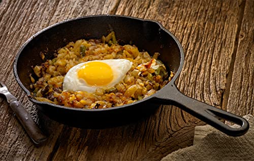 Pre Seasoned Cast Iron Skillet (8-Inch (1-Pack) / Black)