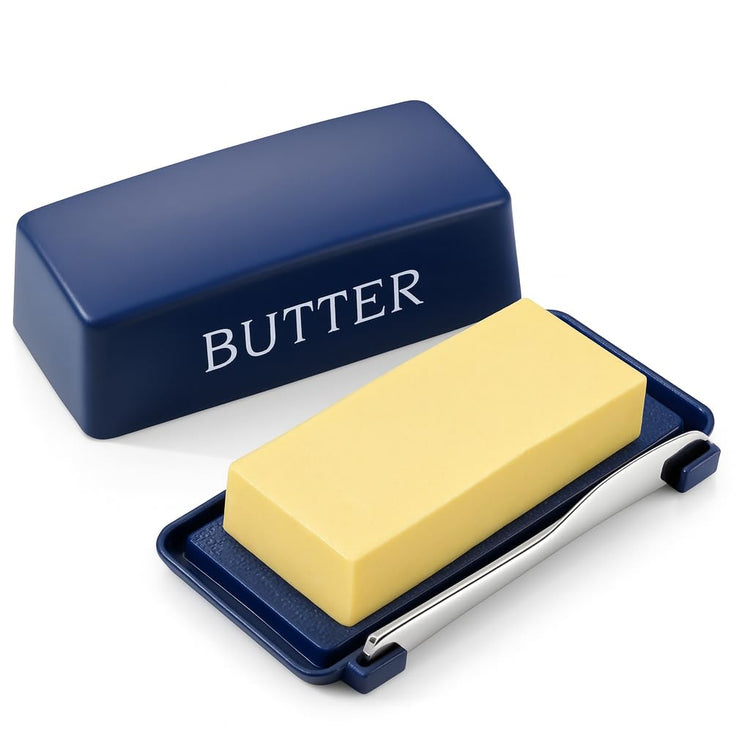Butter Dishes With Lid And Stainless Steel Knife