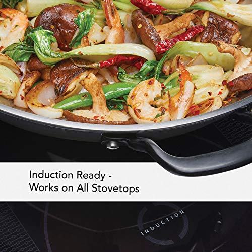 5 Ply Clad Stainless Steel Induction Wok