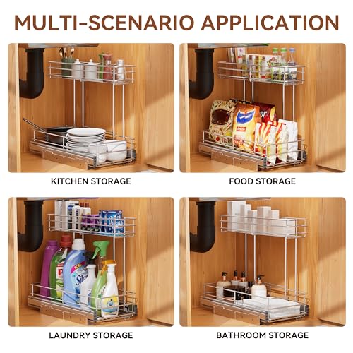 Under Sink Organizer 9" W X19 D (9"W X18.5"D)