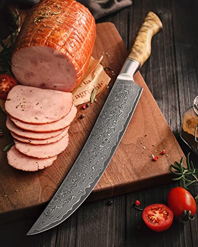 10 Inch Slicing Knife with Granton Edge
