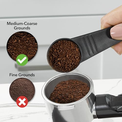 4 Shot Steam Espresso Cappuccino and Latte Maker with Stainless Steel Frothing Pitcher