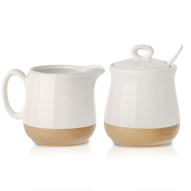 Ceramic Sugar and Creamer Set