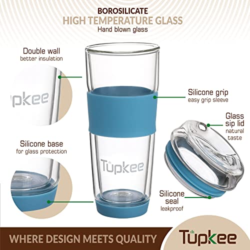 Double Wall All Glass Tumbler (Niagara)