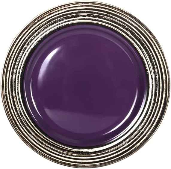 16 Piece Dinnerware Set, Ceramic Plates and Bowls Sets for 4, Microwave and Dishwasher Safe, Handcrafted Tree Bark Series Dish Set, Lavender/Purple