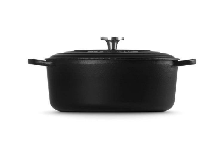 Enameled Cast Iron Oval Dutch Oven