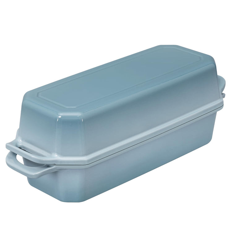 Bread Pan Cast Iron Loaf Pan with Lid Bread Loaf Pan 13x5 Inch Enameled Cast Iron Sourdough Bread Pan