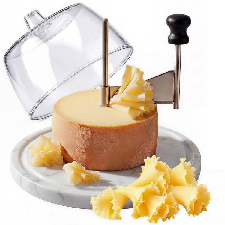 ZZXLLLO Girolle Cheese Curler Shaver Wheel (White)