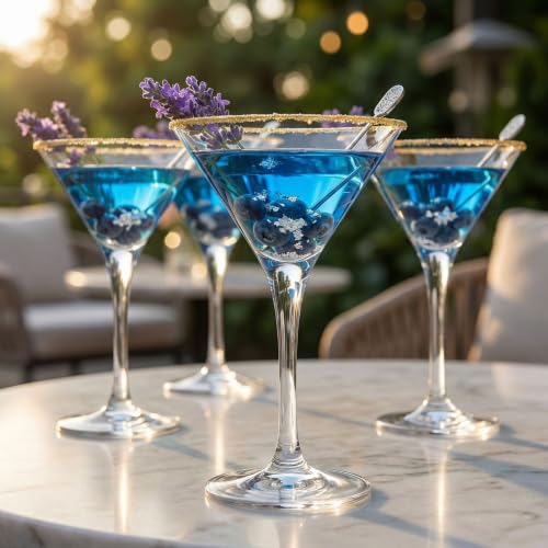 Voglia Nude 7.75 Ounce Martini Glasses (6 Count)