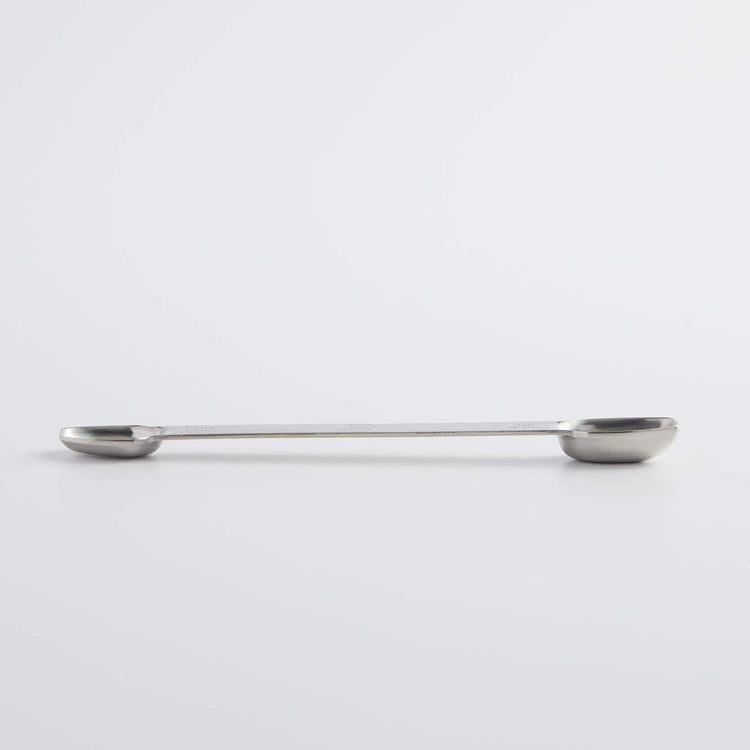 AllSpice Stainless Steel Double Sided Measuring Spoon- 1/2 Teaspoon and 1/4 Teaspoon