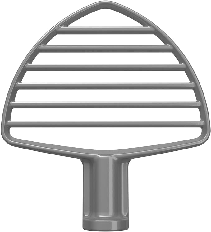 KitchenAid KDF7B Double Flex Edge Beater for Select Bowl-Lift Stand Mixers, Silver & Pastry Tilt Head Stand Mixer Beater Attachment, Silver