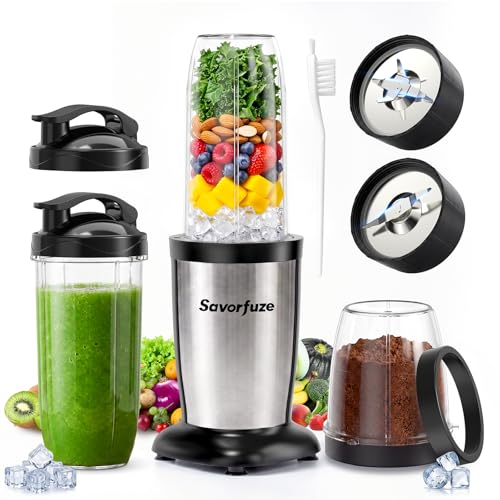Smoothie Blender Grinder Combo (Black Silver)