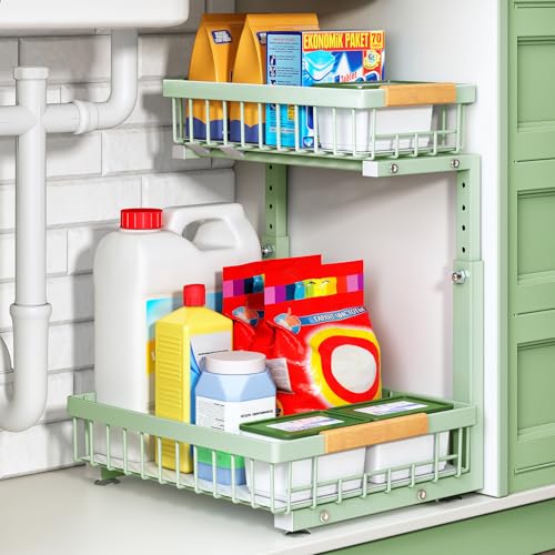 Under Sink Organizer (Green / 1 Pack)