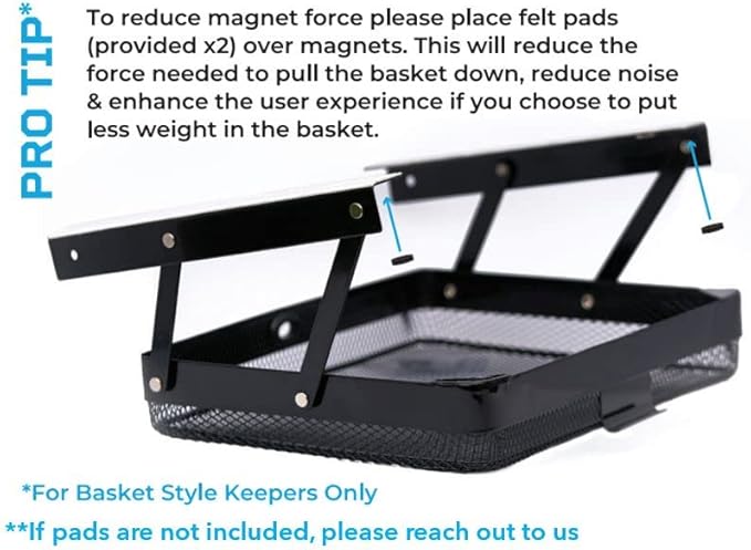 Keepers – Under Desk Drawer Slide Out – Metal Under Desk Storage Drawer for Office, Home, RV – Slim Under Table Drawer Attachment with Easy DIY Mount, Space Saving Organiser - 11x10x2.5 in - Black