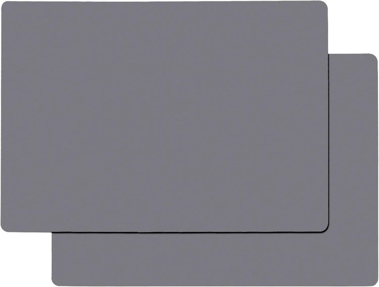 Gartful Extra Large Silicone Mats for Countertop, 28" by 20" Multipurpose Mat, Counter Table Protector, Desk Saver Pad, Placemat Nonstick Nonskid Heat-Resistant Pad, Dark Gray, 2PCS