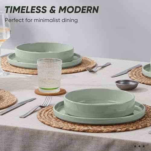 Dinnerware Sets with Pasta Bowls (24 Count)