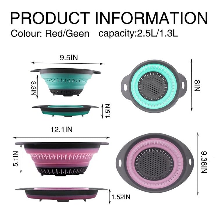 Collapsible Colander Set (2 Count)