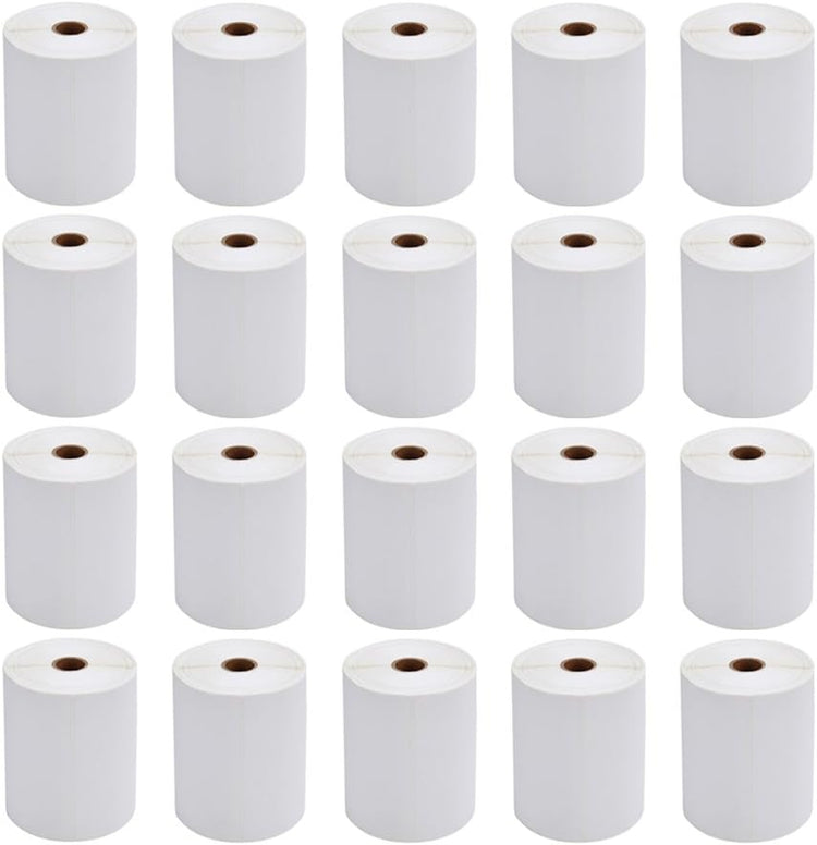 FungLam Thermal Labels 4x6 Direct Thermal Shipping Labels, 20 Rolls with 250 Labels/Roll, 1'' Core, Compatible Zebra 2844 ZP-450 ZP-500 ZP-505 Thermal Printer Label