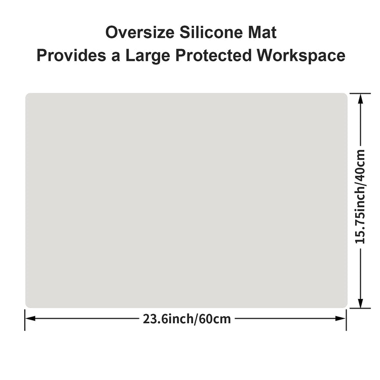 2 Pack Extra Large Silicone Mats for Countertop (2 Count)