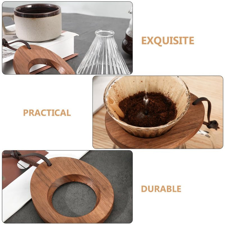 Wooden Coffee Dripper Stand Coffee Maker Stand