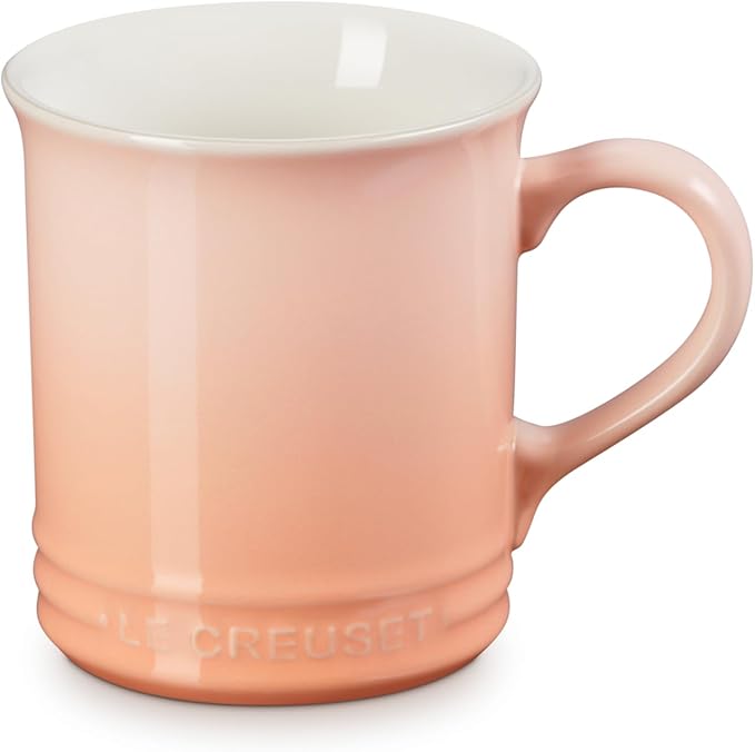 Le Creuset Stoneware Vancouver Mug, 14 oz., Peche