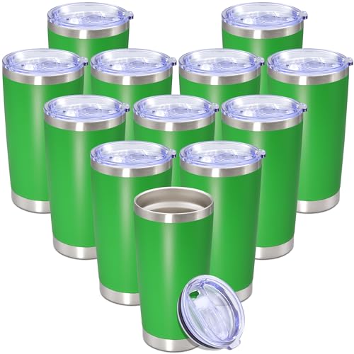 20 oz Tumbler Insulated Tumblers Stainless Steel Coffee Mug (Green)