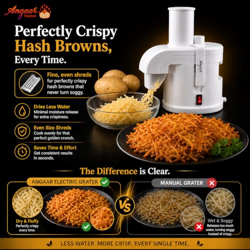 Electric Potato Grater 1000W Heavy Duty Motor