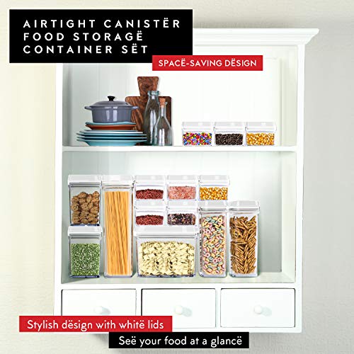 Airtight Food Storage Containers with White Lids (05 - 0.4 liter (Set of 6))