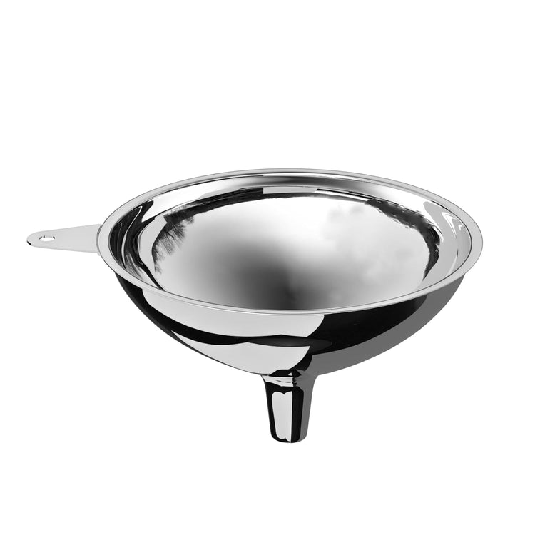 Stainless Steel Large Funnel (5.7"" X 0.55"" Mouth), Metal Funnel for Bottle Filling, Food Funnel for Oil, Juice, Wine, Coffee, Honey, Milk(Without Filter)