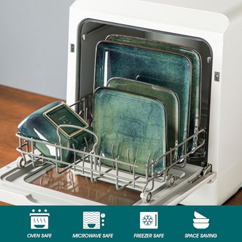 Stern Green Dinnerware Set for 4 (Green / Service for 4 (12 Pcs))