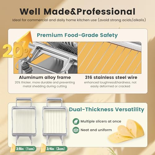 Commercial Cheese Slicer 316 Stainless Steel 3