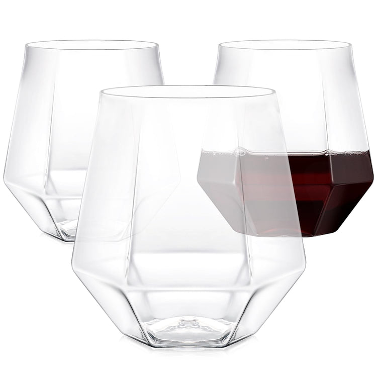 40 Pack Plastic Wine Glasses (40 Count)