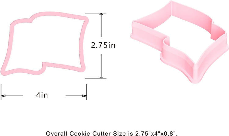 USA Flag Cookie cutter and stencil set Baking stencils and cutters bundle July 4th Independ Independence Day Cookie cutter with stencils Icing stencil and cookie cutter combo(Flag Set)