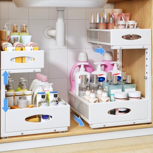 Under Sink Organizer (White / 1-Pack)