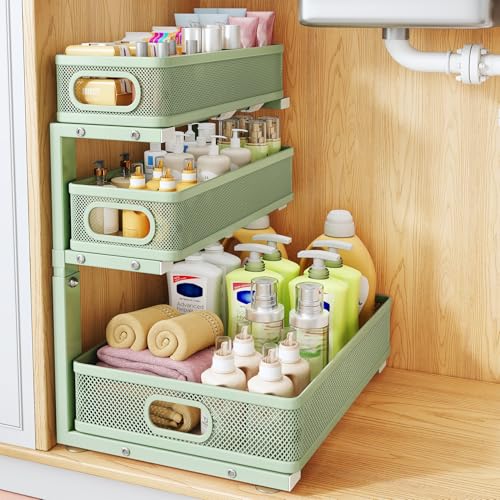 Under Sink Organizer (1-Pack / Green)