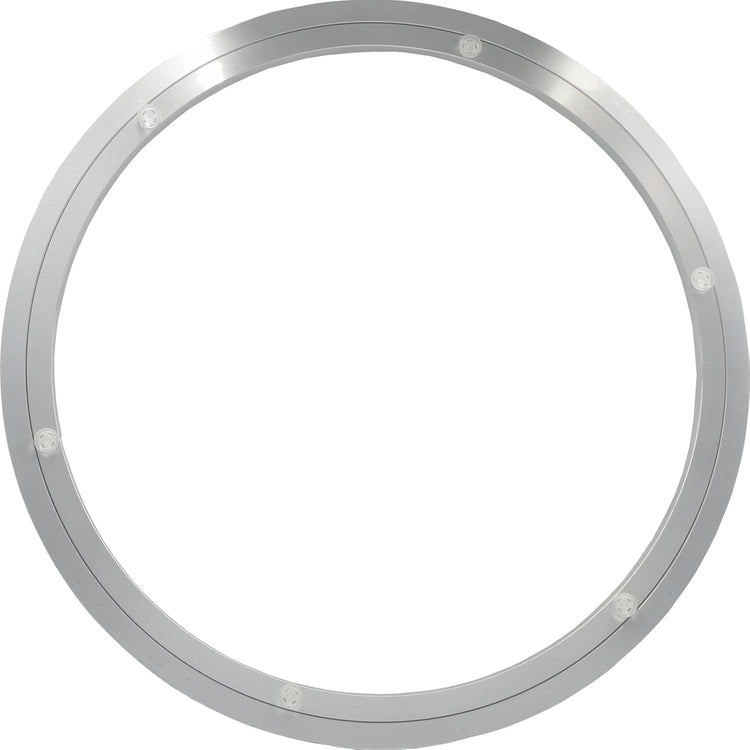 18 Inchs Heavy Duty Lazy Susan Bearing Aluminum Hardware Metal Rotating Turntable Bearings Swivel Plate Hardware for Dining-Table and Workbench Non-Slip