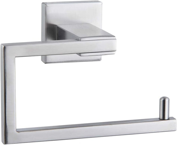SUS304 Stainless Steel Bathroom Toilet Paper Holder Kitchen Washroom Tissue Roll Dispenser Wall Mounted Rustfree 5-inch TP Holder Brushed Finish