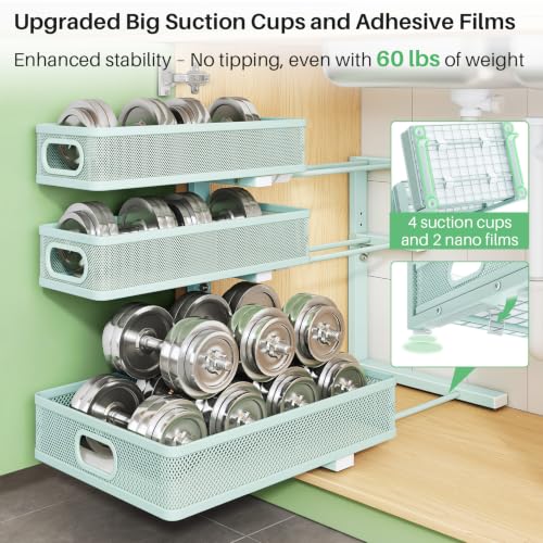 Under Sink Organizer (LightBlue / 2 Pack)