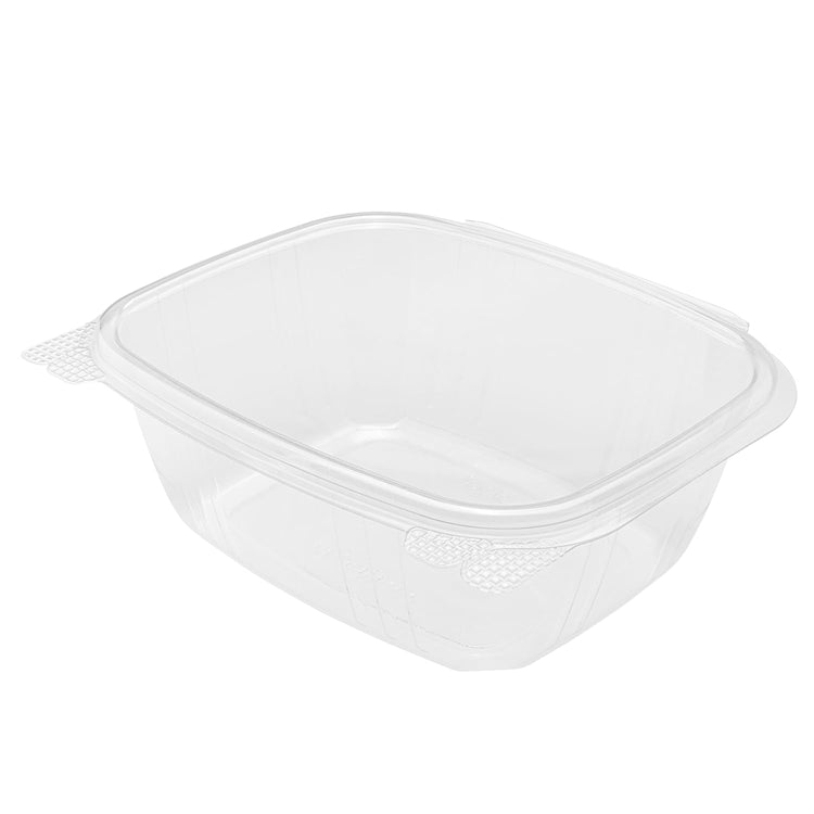 200 Count Clear PET Hinged Deli Take Out Containers