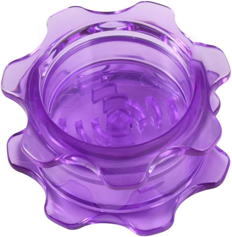 2025 New Garlic Twister,Garlic Press,Garlic Peeler,Ginger Grater,Mini Garlic Mincer (Purple)
